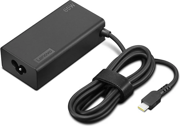 Karikues laptopi Lenovo USB-C 65W, kabllo 1 m, i zi