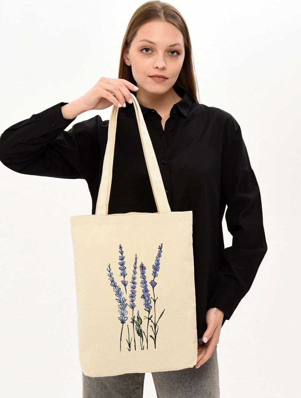 Çantë tote Zoozie Bags, ngjyrë krem, 35x40x8cm, model Pauldavis