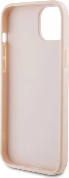 Mbështjellës Karl Lagerfeld Quilted K Pattern për iPhone 15, Rozë