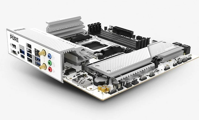 Pllakë amë Sapphire PURE B850M WIFI, Socket AM5, micro ATX, E bardhë