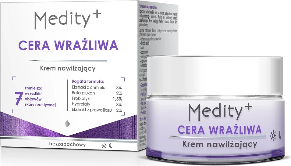 Krem fytyre hidratues për femra Medity+ 50ml