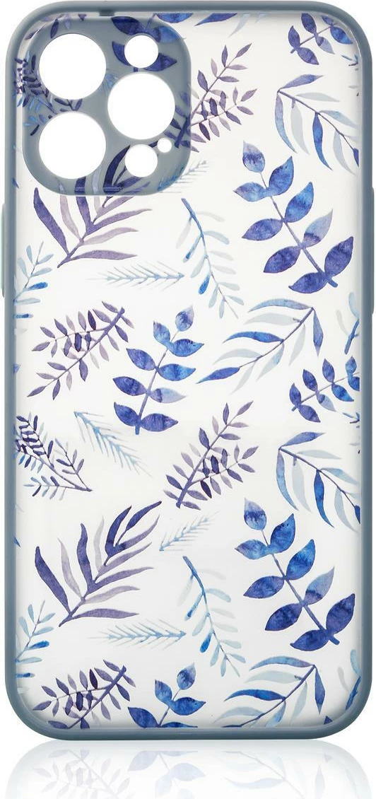 Mbështjellës Hurtel Design Case për Samsung Galaxy A12 5G, lule, kaltër