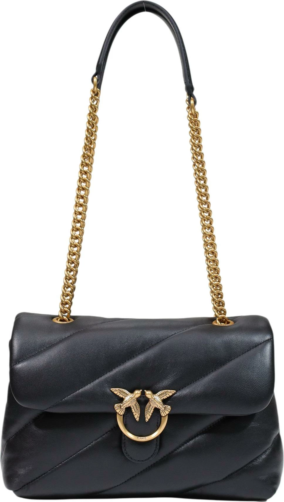 Çantë krahu Pinko Love Puff Classic Small B. She 107616 A0F2, për femra, e zezë