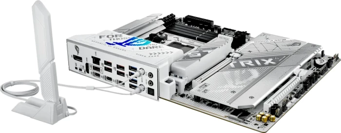 Pllakë amë ASUS ROG STRIX X870-A GAMING WIFI, AM5, DDR5, ATX, WiFi 7, 2.5GbE, USB4, e bardhë/argjendtë