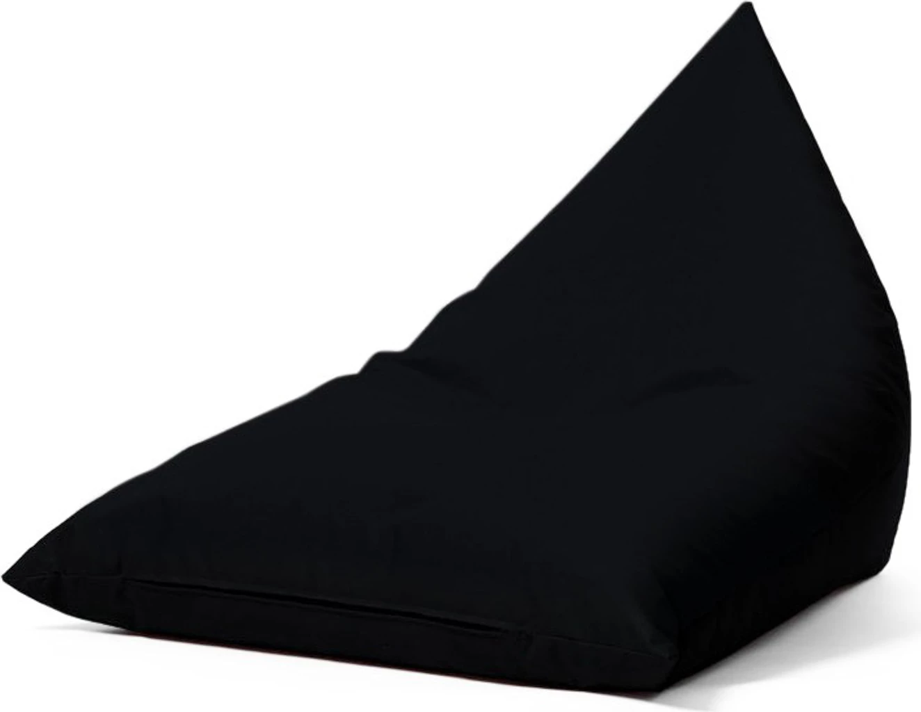 Qese ulëse për kopsht, formë piramide, e zezë, Atelier del Sofa, Pyramid Big Bed Pouf
