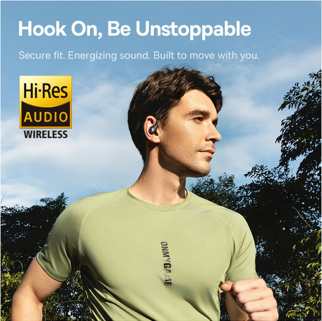 Kufje Baseus Eli Sport 2, TWS Open-Ear, Bluetooth 6.0, IP57, Off-White
