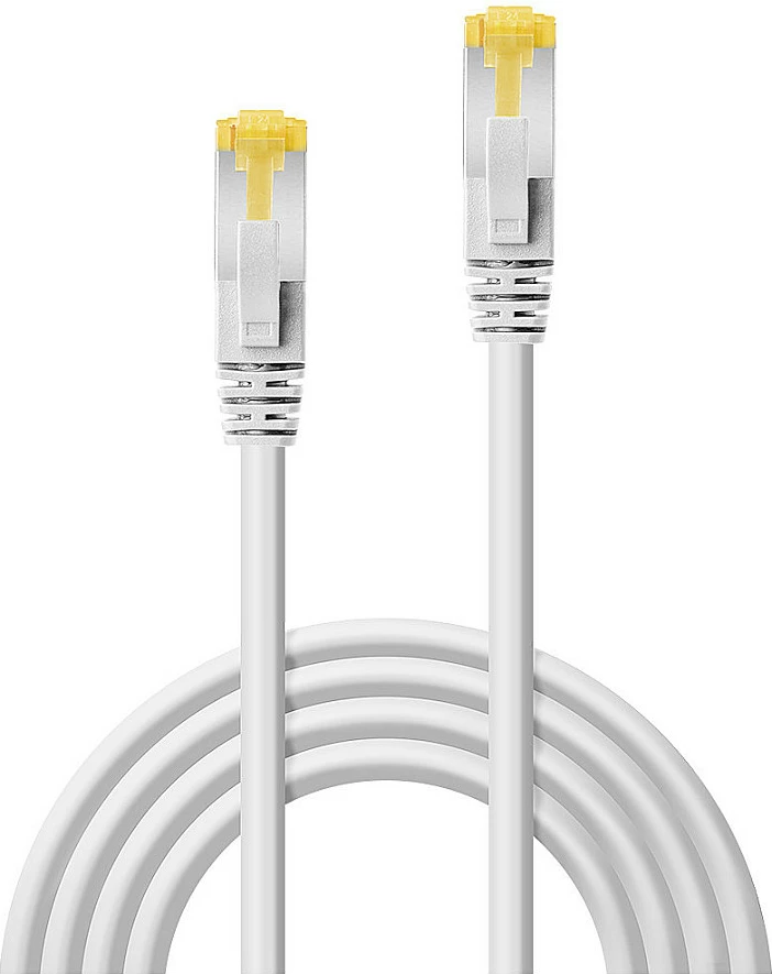 Kabllo Ethernet LINDY Cat7 S/FTP LSZH 1.5m, RJ45-RJ45, e bardhë