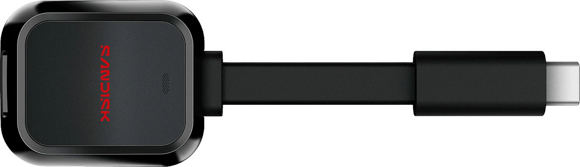 Lexues kartelash microSD SanDisk QuickFlow, USB-C, USB 3.2 Gen 1, i zi