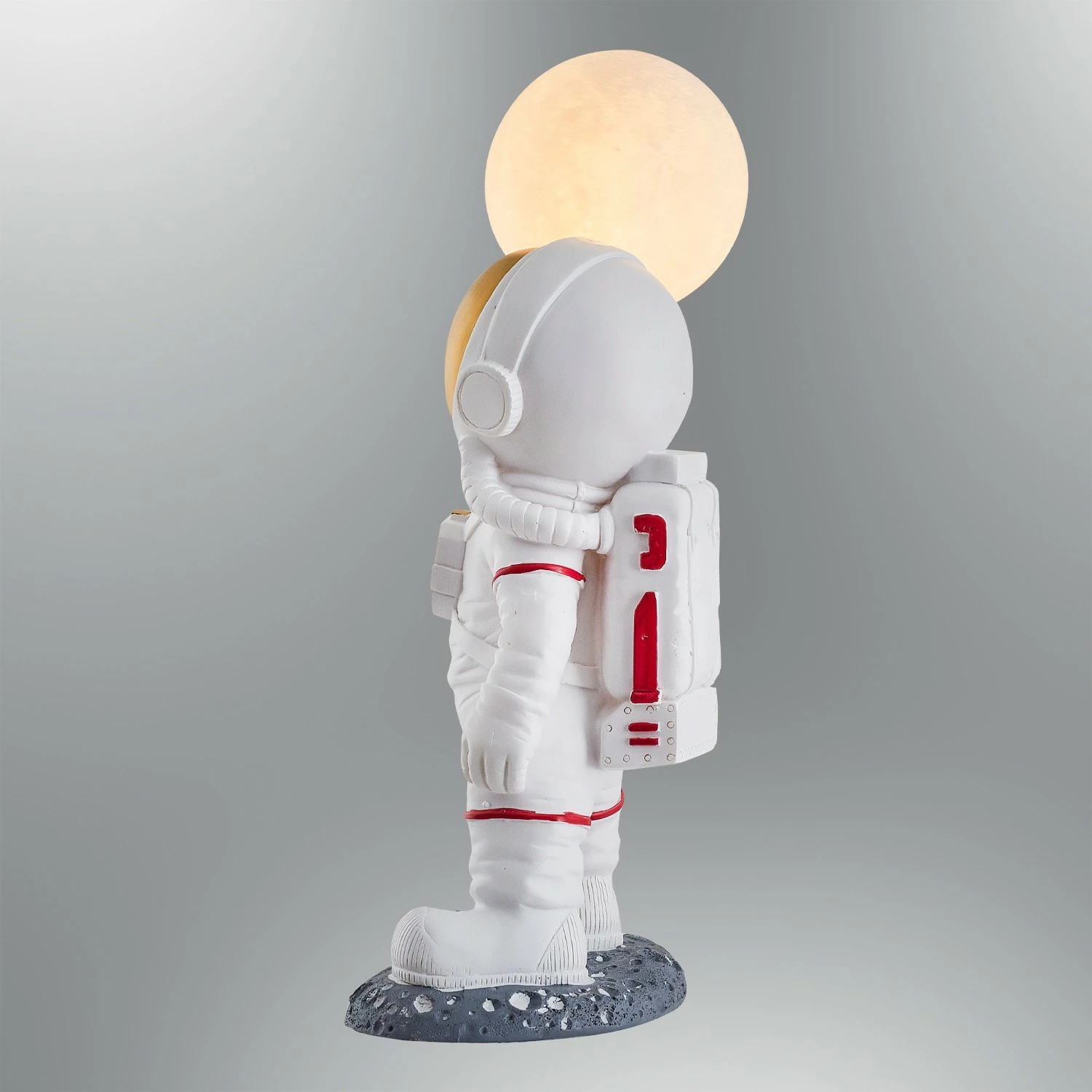 Llambë tavoline Opviq, astronaut, e bardhë, L1132