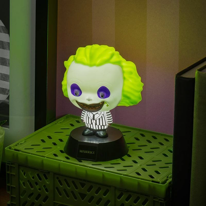 Llambë tavoline Paladone Beetlejuice Icon Desk Lamp V2, 10 cm, me bateri 2xAAA