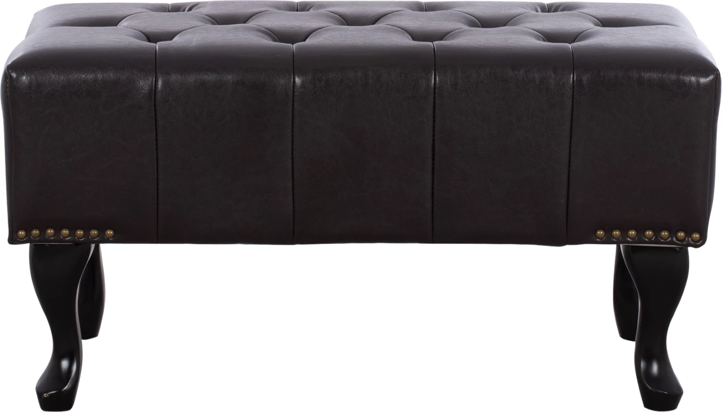 Stol për piano t.Chesterfield EMMA FH226.01 PU ngjyrë kafe e errët 80x44x39 cm