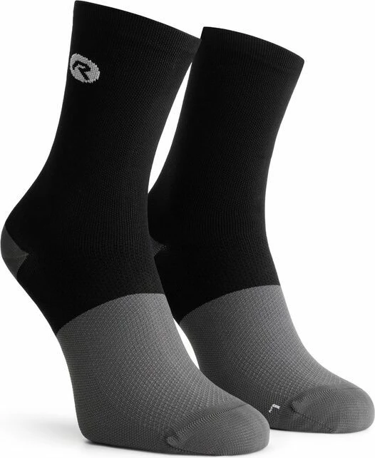 Çorape të gjata për çiklizëm Rogelli, unisex, të zeza