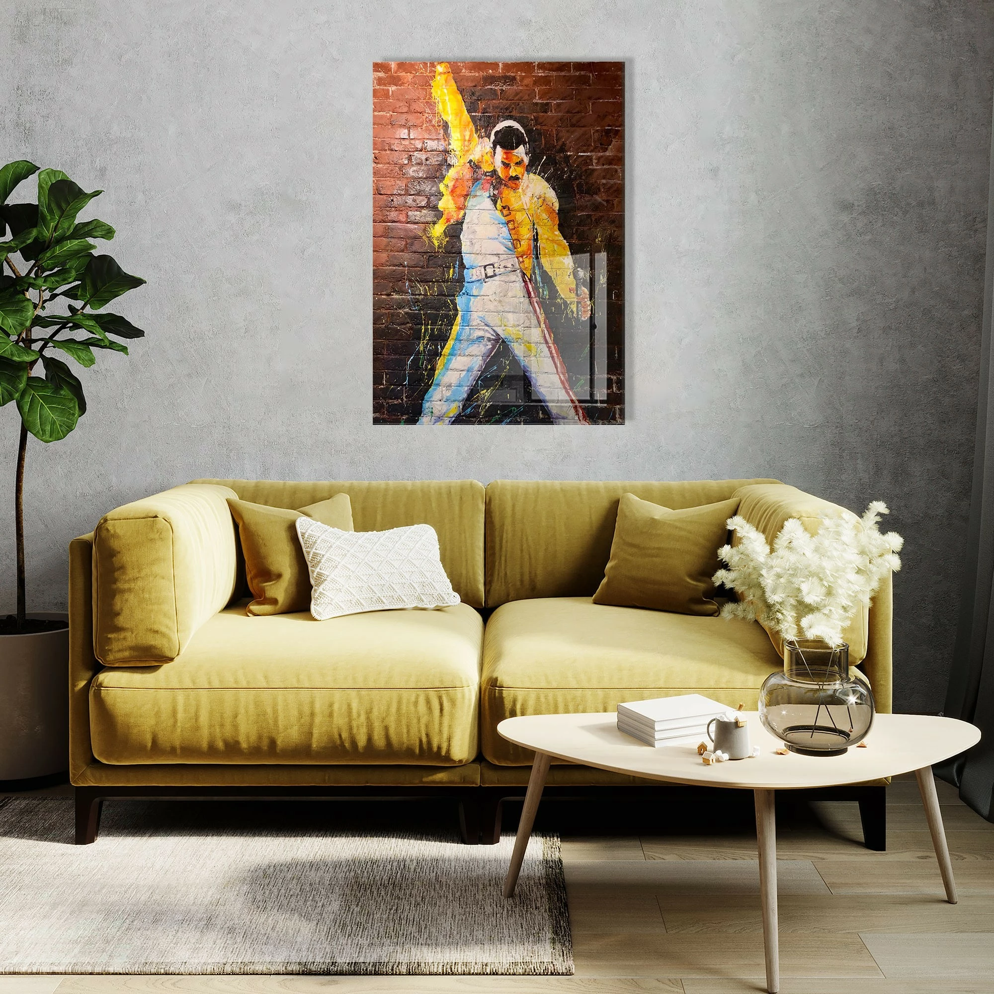 Pikturë dekorative prej xhami të temperuar, Wallity UV-616, 50x70cm