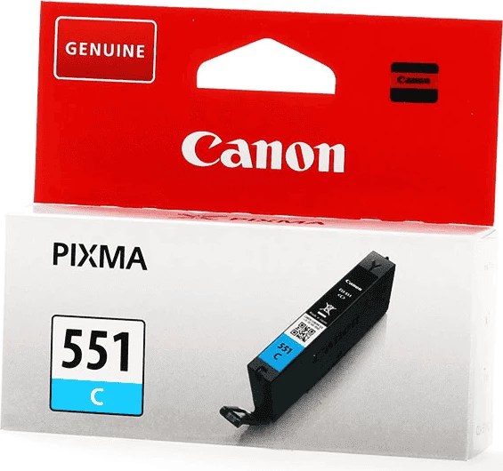 Fishek boje, Canon, CLI-551C (6509B001), 7 ml, deri 332 faqe, standard, cyan
