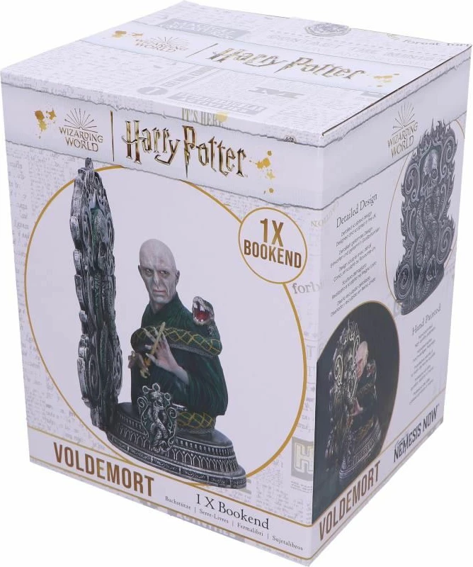 Mbajtës libri NEMESIS NOW Lord Voldemort Harry Potter, rezinë, 20.5 cm