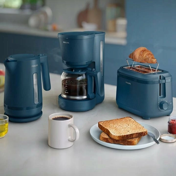 Aparat kafeje drip Philips 3000 HD7411/70 1.25 L (10 filxhanë) 1080 W, blu
