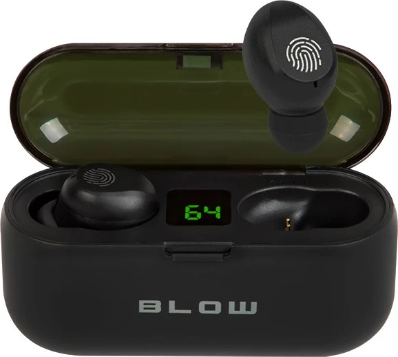 Kufje BLOW Earbuds BTE200 me bankë energjie 2000mAh, të zeza