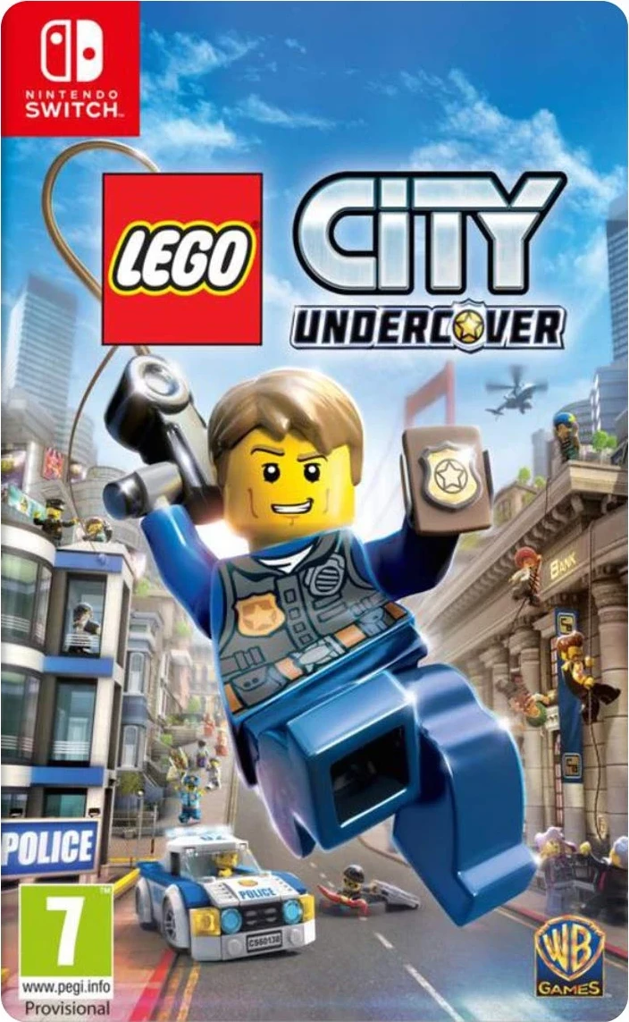Lojë Nintendo Switch Warner Bros Interactive LEGO City Undercover, CIAB (Code In A Box) kod për shkarkim, PEGI 7