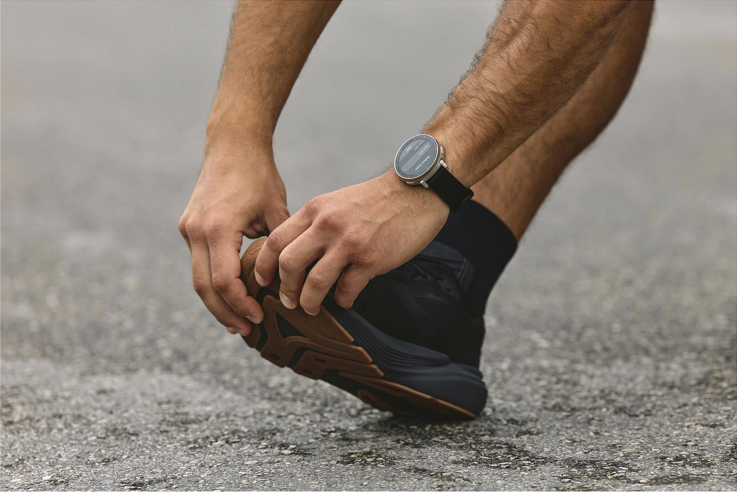 Smartwatch AMAZFIT Active 3 Premium, AMOLED 1.32 inç, NFC, GPS, 5 ATM, rrip i zi, kasë ari