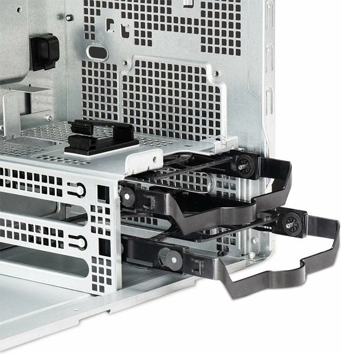 Kasë Chieftec BS-20B-OP mini tower uATX/Mini-ITX, pa PSU, USB-C, pa dritare, e zezë
