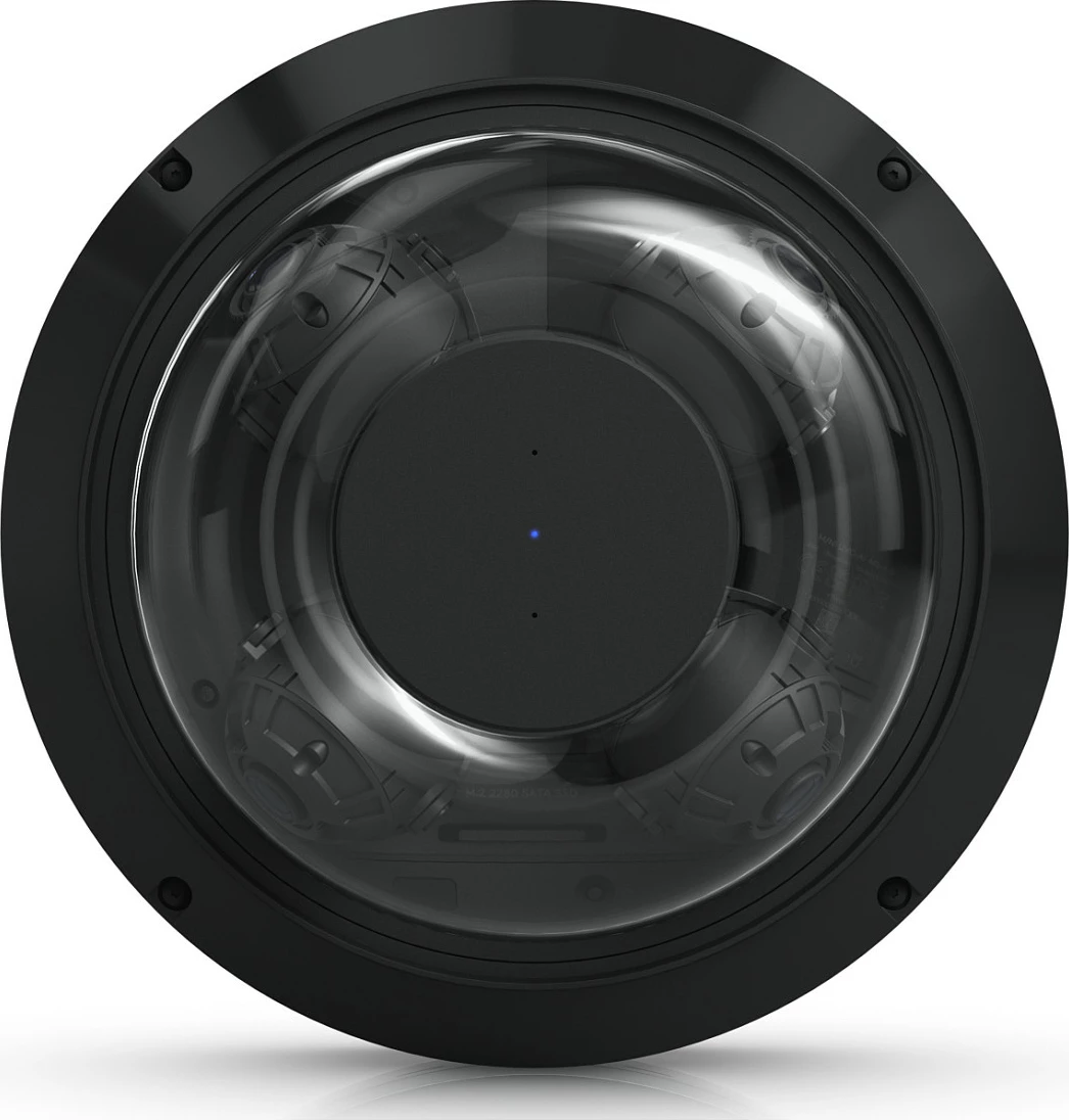 Kamerë sigurie Ubiquiti UVC-AI-MS-4-B, 4K 360°, Gigabit Ethernet, IR, MicroSD, IP66/IK10, e zezë