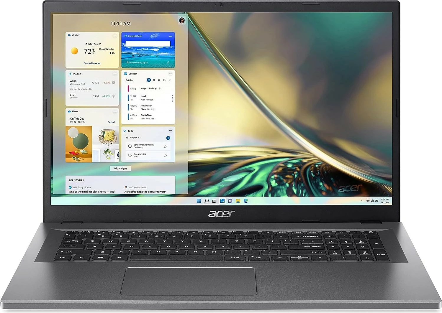 Kompjuter Acer Aspire 3 A317-55P-36NK, 17.3 inç, Ci3, 16GB RAM, 512GB SSD, gri