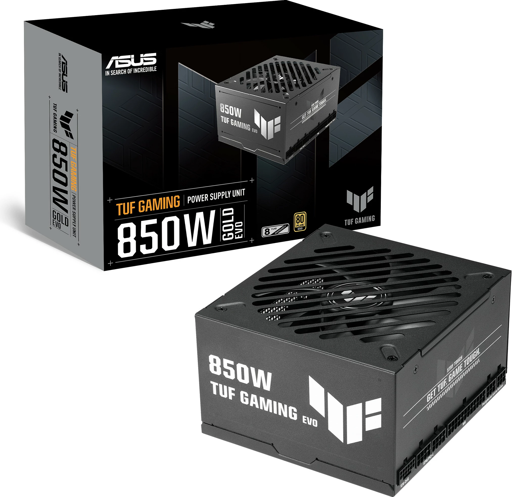 Furnizues energjie ASUS TUF Gaming 850G EVO, 850W, 80+ Gold, Fully Modular, ATX 3.1, i zi