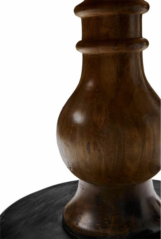 Tavolinë ngrënieje MAGNOLIA, dru mango natyral, 120x120x77cm