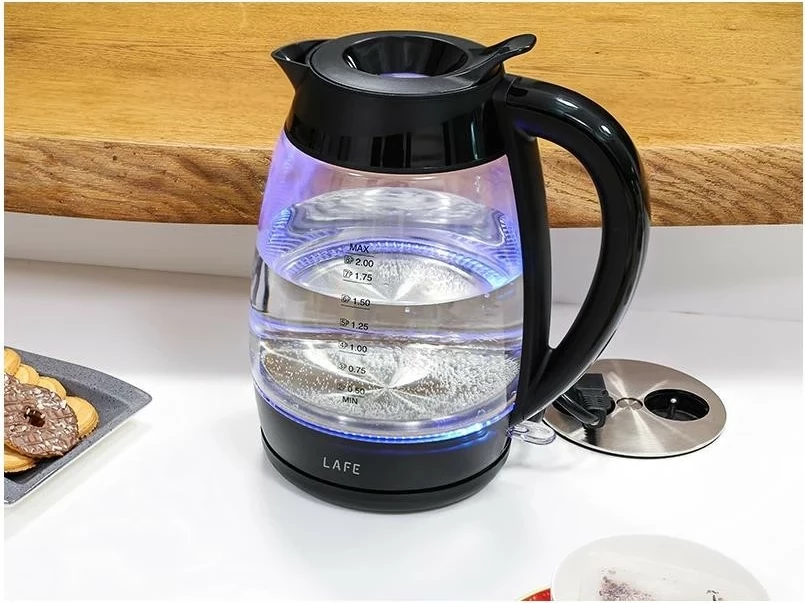 Çajnik elektrik Lafe Essential XL LAFCZA47573, 2L, 2200W, xham, zi