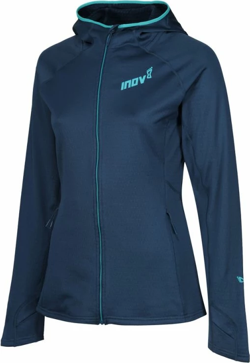 Duks për femra Inov-8 VentureLite Mid Hoodie FZ, navy blue