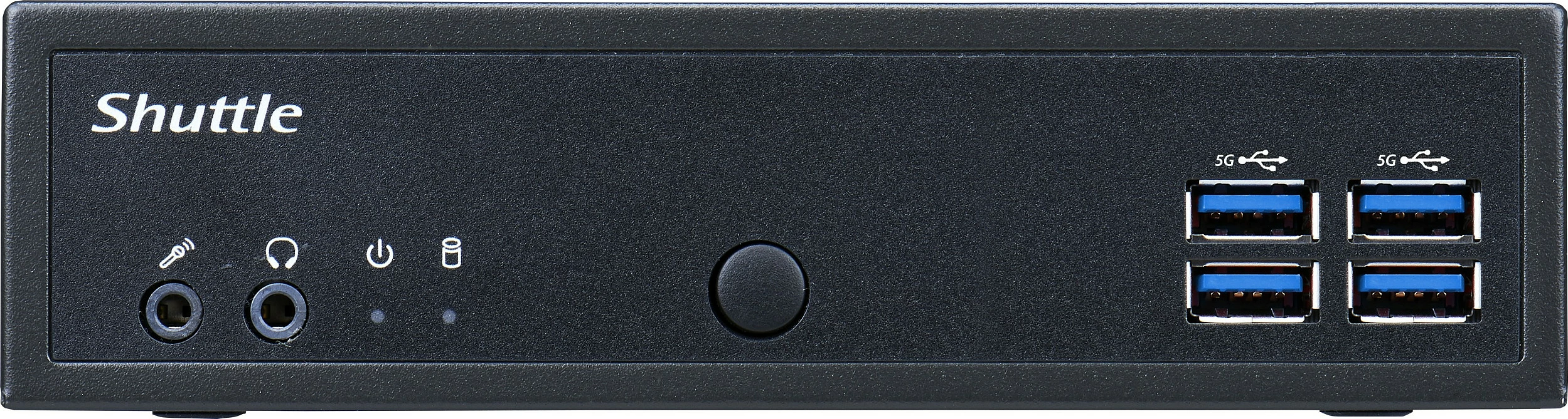 Mini PC Barebone Shuttle DL40N, Intel N150, 1.35L, pasiv, 2x LAN, DisplayPort, VESA, i zi