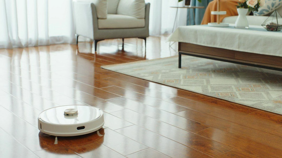 Robot fshesë me korrent Lenovo T1S, 2700Pa, me funksion larjeje (mop), Wi‑Fi, HEPA, i bardhë