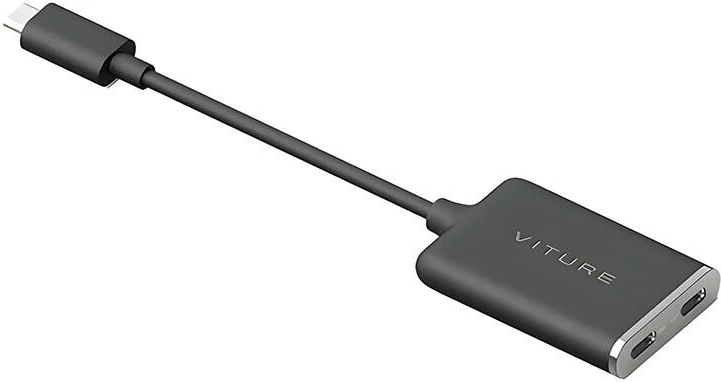 Adapter USB-C Viture One-CtoG-Adp-Blk për syze XR, i zi