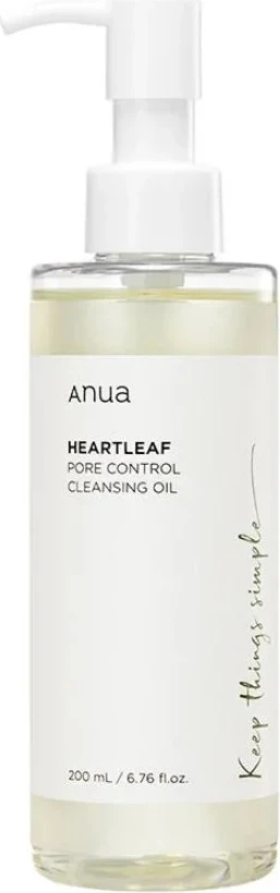 Vaj pastrues fytyre Anua Heartleaf Pore Control Cleansing Oil për femra 200ml