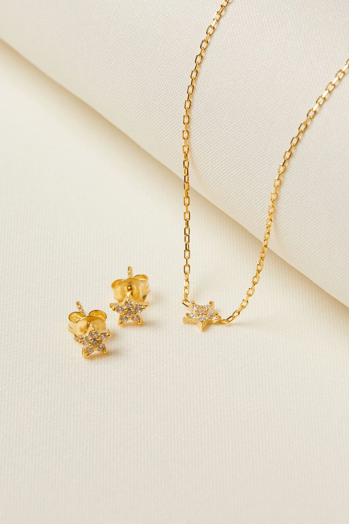 Set varëse dhe vathë argjendi, ngjyrë ari, Elika Silver, ELKSLVR7694A