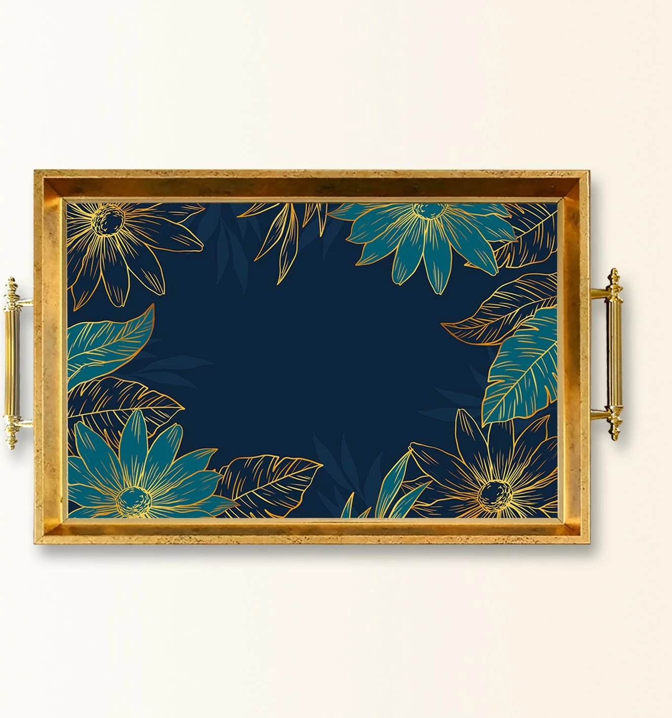 Tabaka dekorative prej qelqi, Aberto Design, TPEA9772, shumëngjyrëshe