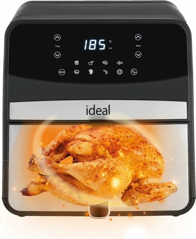 Fritozë pa vaj ELDOM IK1501, e zezë/argjendtë, 6.5 L