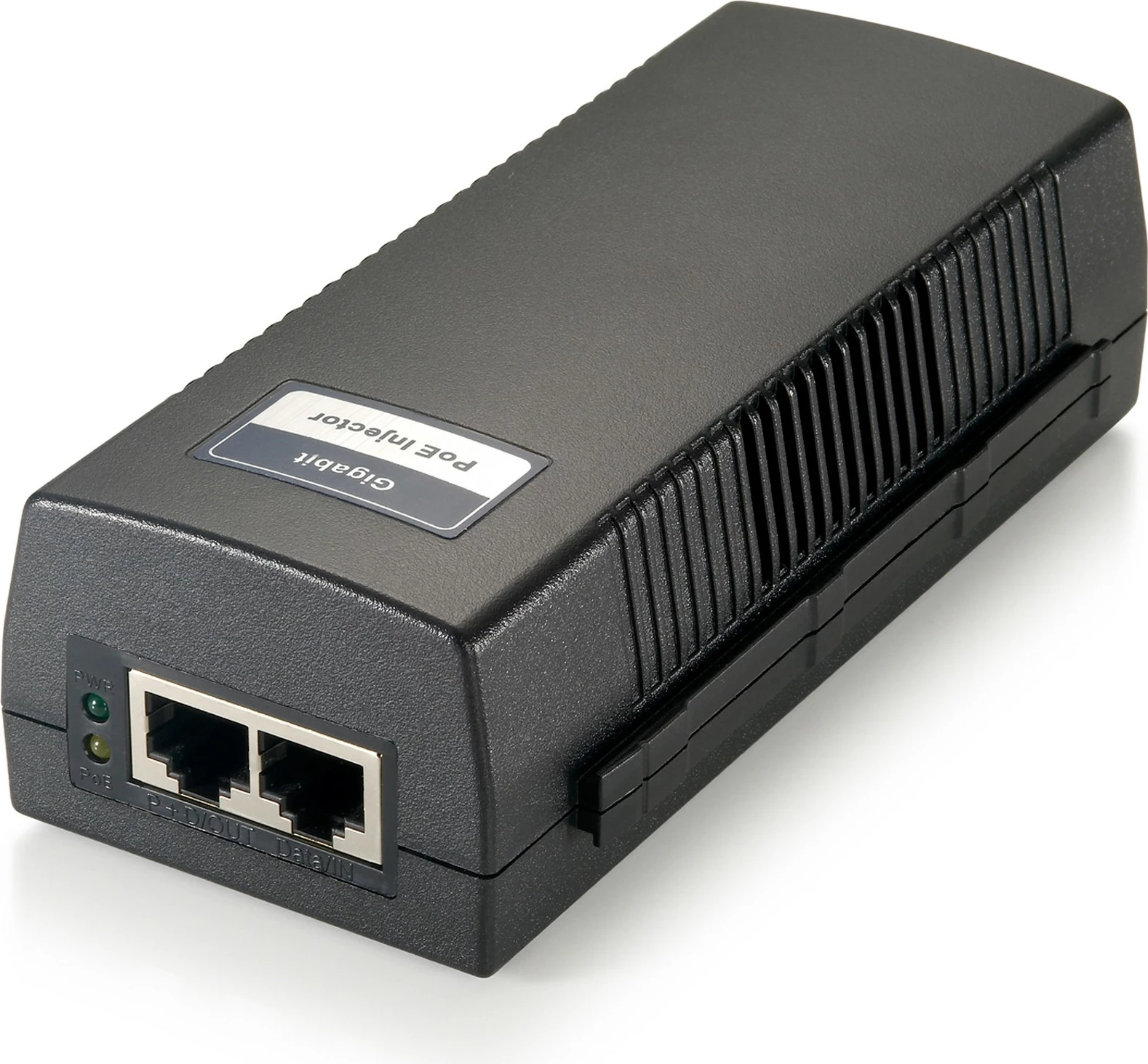 PoE Injector LevelOne POI-3004, Gigabit Ethernet, 30W, e zezë