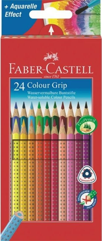 Lapsa ngjyrash Faber-Castell FC-112424 Colour Grip 24 copë (akuarel)