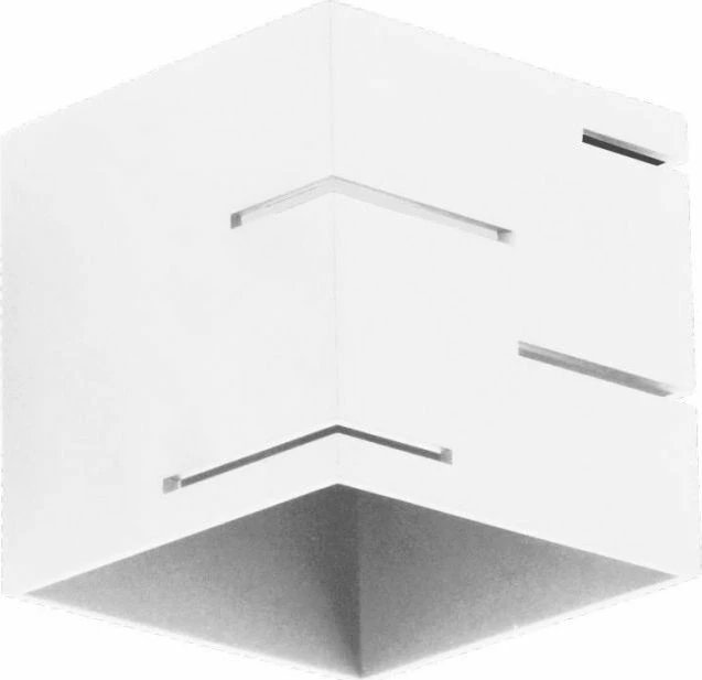 Lampë muri Lampex Quado 692/A BIA 1x40W G9 10x10 cm, e bardhë
