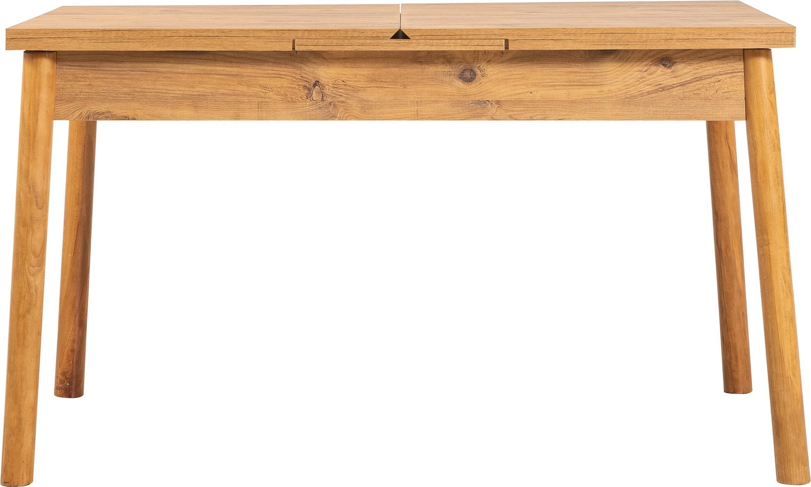 Set tavolinë me karrige për ngrënie, zgjatës, 4 pjesë, Skye Decor, ngjyrë pishë Atlantike, Soho gri