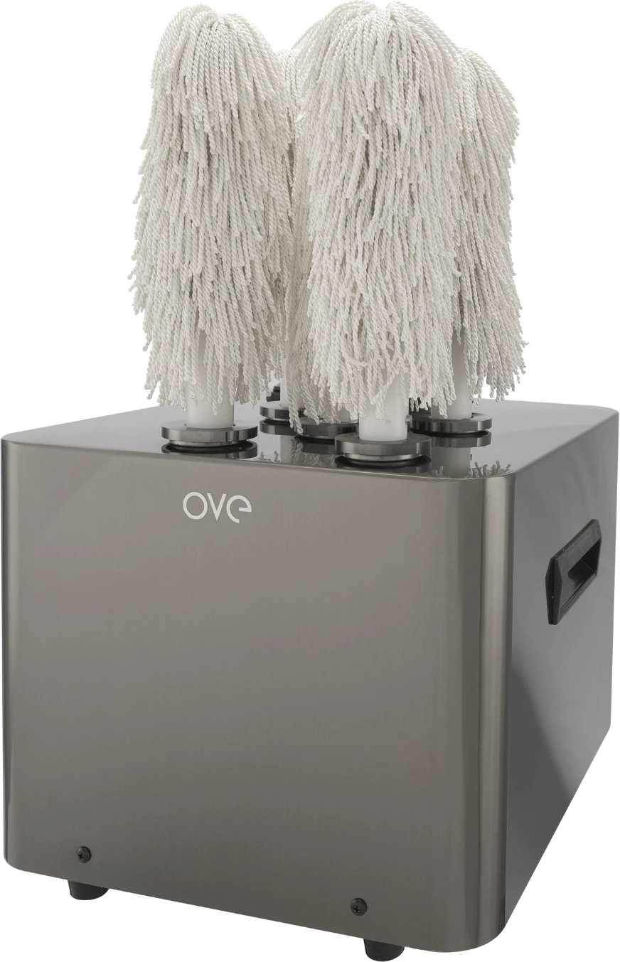 Makineri lustruese për gota, OVE 236826, 1350 W 230 V, inox, 470x380x422 mm, argjendtë