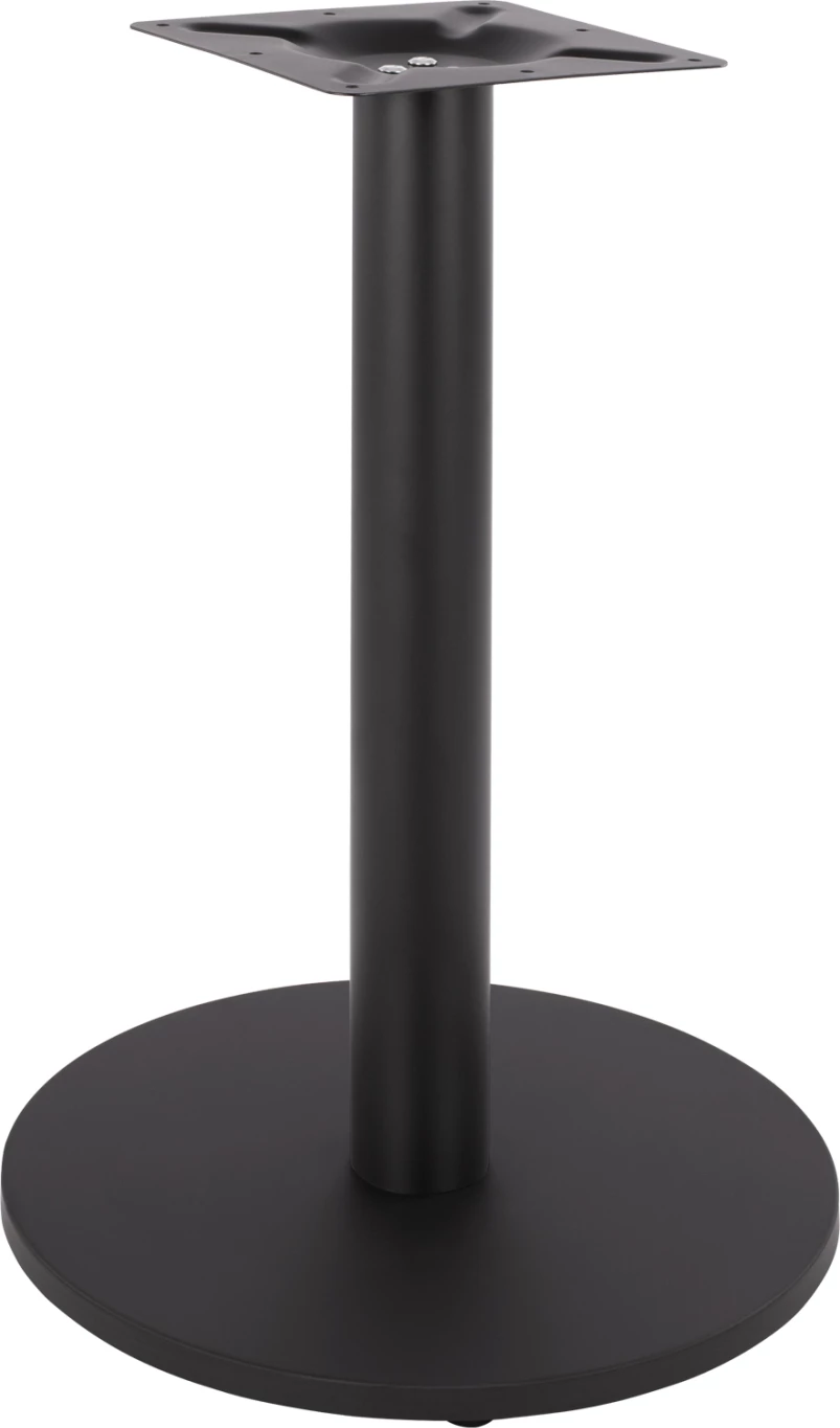 Bazë tavoline metalike, ngjyrë e zezë matte, 45x72 me rregullues FH419.11