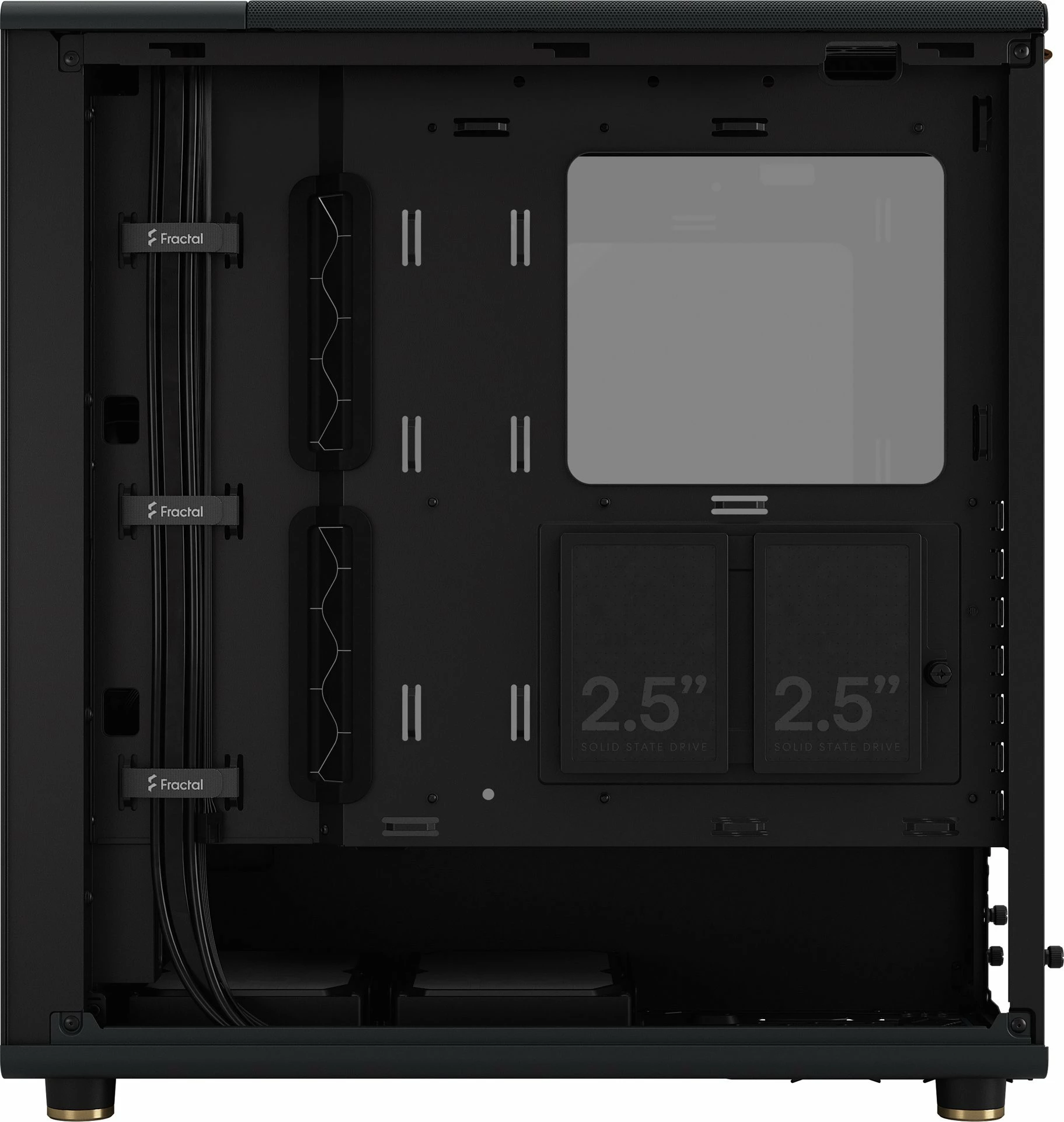 Kasë Fractal Design North FD-C-NOR1C-02 Midi Tower ATX/mATX/Mini-ITX, e zezë