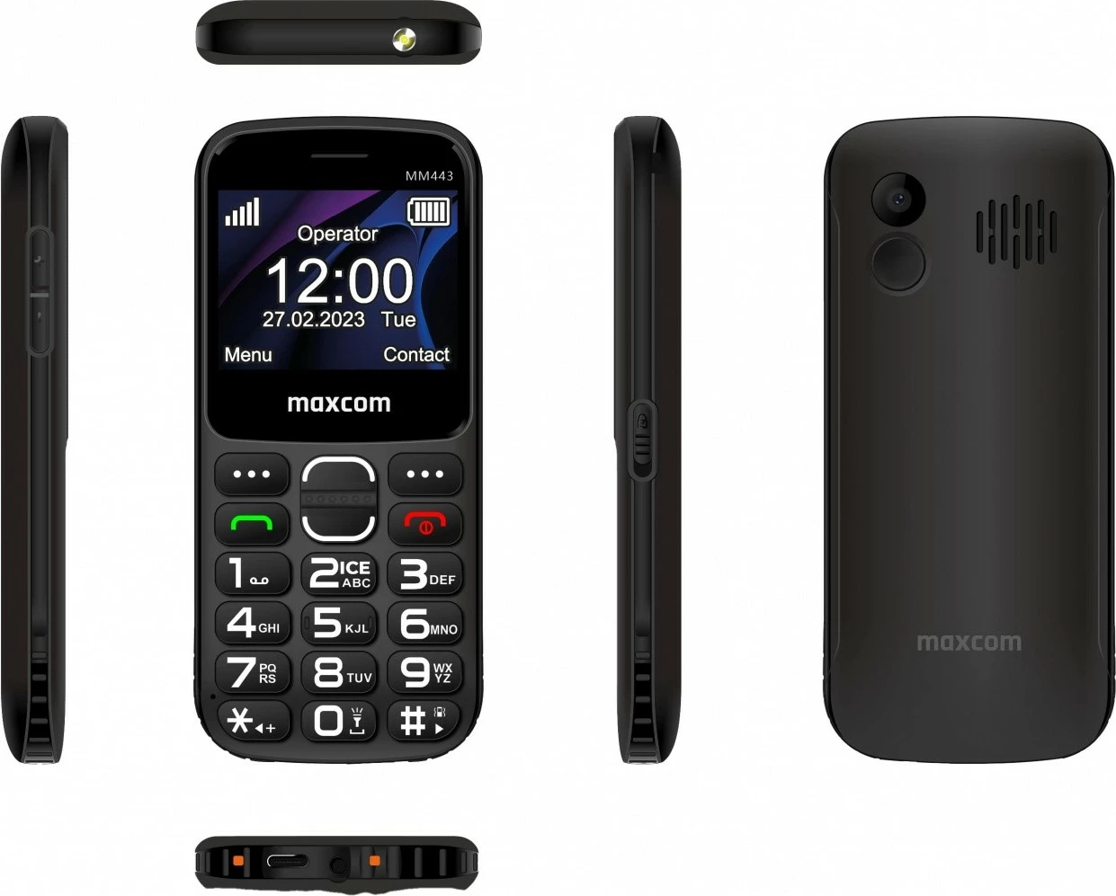 Celular Maxcom MM 443, Dual SIM, 4G, i zi
