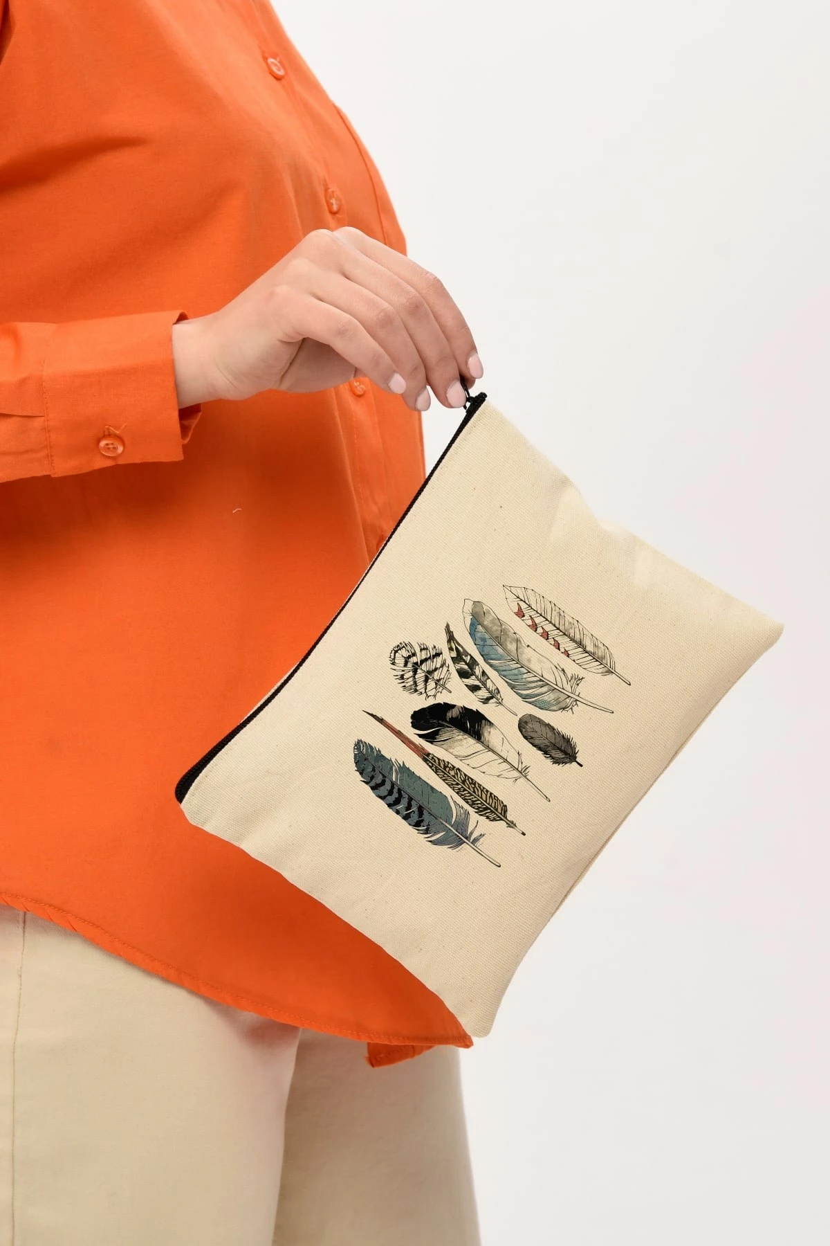 Çantë grimi Zoozie Bags, krem, 25x18cm, 0720