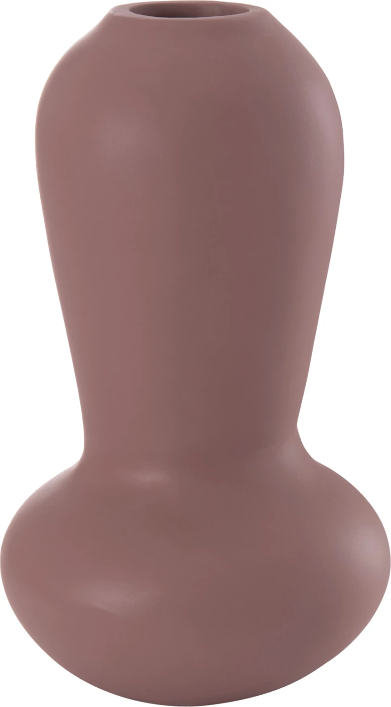 Vazo dekorative tavoline CHELIN, terrakotë, ngjyrë vjollcë, FH4670L, 22x37cm