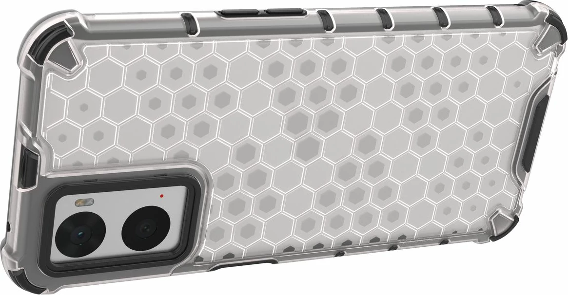 Mbështjellës Hurtel Honeycomb për Oppo A76 / Oppo A36 / Realme 9i, Transparent