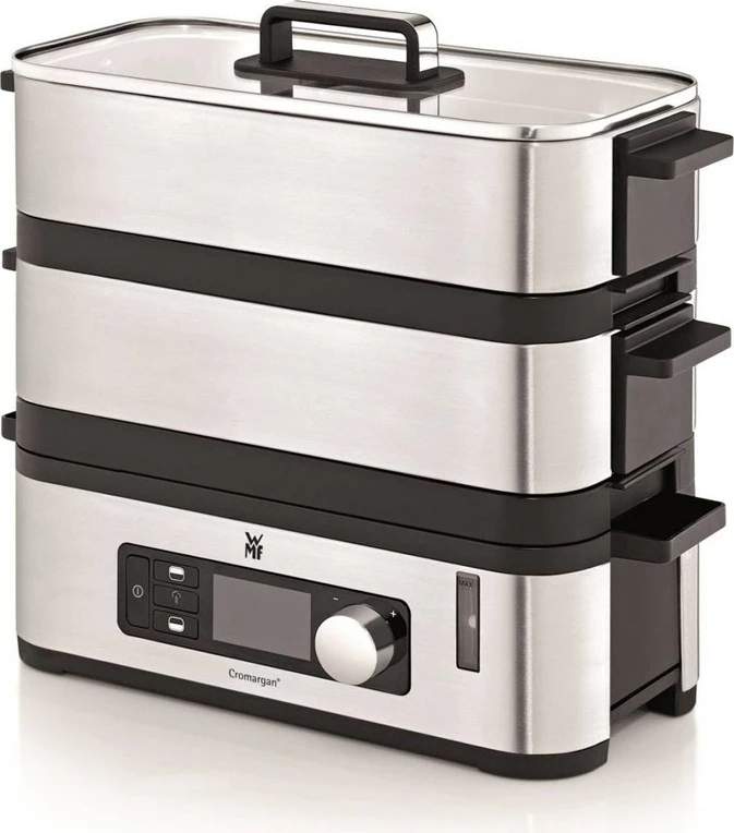 Avullore WMF KITCHENminis 0415090011, 2 shporta, 900 W, E zezë, Inoks