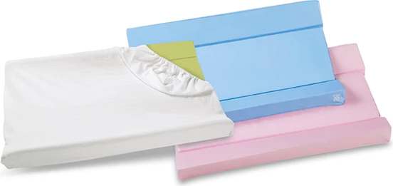 Mbulesë dysheku Light blue sponge changing mat cover 50 x 85 cm